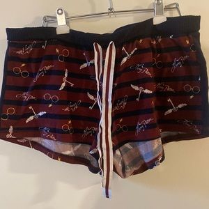 XL Harry Potter pajama shorts